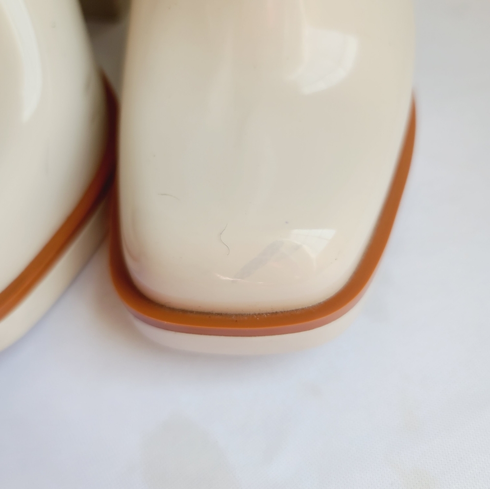 Melissa Classic Cream Ankle Boots Size 7 - Picture 6 of 12